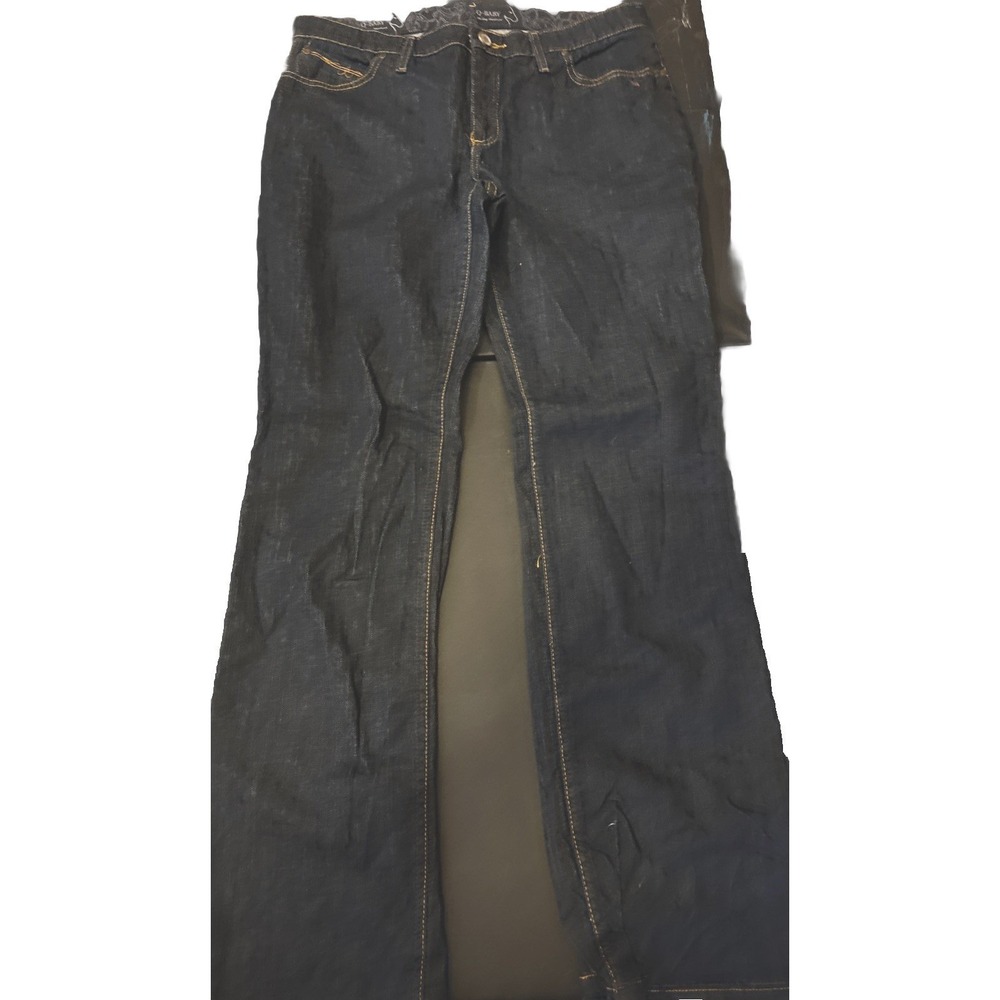 WRANGLER Q-Baby Jeans Size 13/14 Womens Mid Rise Boot Cut Denim Blue